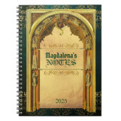 Klassiek Hoesje Medieval Architectuur Antiek Notitieboek (Voorkant)