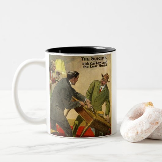  Klassiek Hoesje Tweekleurige Koffiemok (Met donut)