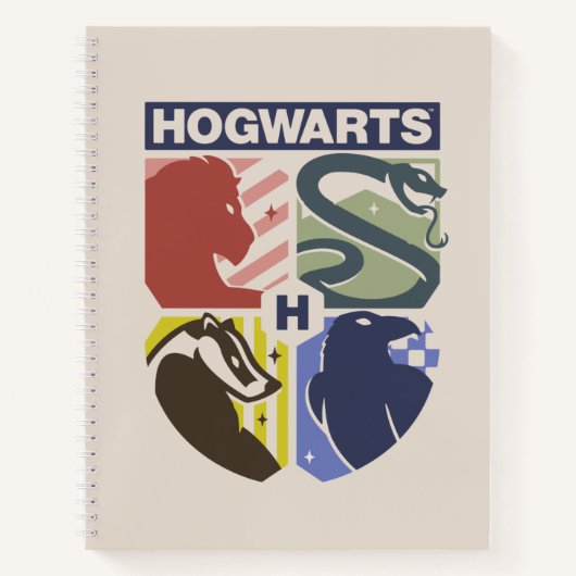 Klassiek HOGWARTS™ Gestempeld Wapen Notitieboek (Voorkant)