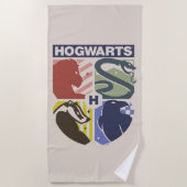 Klassiek HOGWARTS™ Gestempeld Wapen Strandlaken (Voorkant)