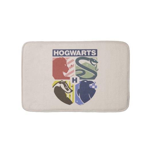Klassiek HOGWARTS™ Gestempeld Wapenembleem Badmat (Voorkant)