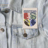 Klassiek HOGWARTS™ Gestempeld Wapenembleem Button (Insitu)