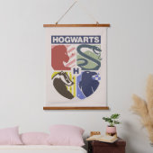 Klassiek HOGWARTS™ Gestempeld Wapenembleem Hangend Wandkleed (Slaapkamer)
