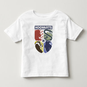 Klassiek HOGWARTS™ Gestempeld Wapenembleem Kinder Shirts