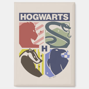 Klassiek HOGWARTS™ Gestempeld Wapenembleem Magneet