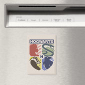 Klassiek HOGWARTS™ Gestempeld Wapenembleem Magneet (Insitu (Vaatwasser))