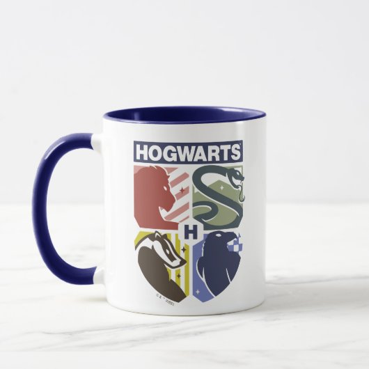 Klassiek HOGWARTS™ Gestempeld Wapenembleem Mok (Links)