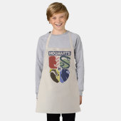 Klassiek HOGWARTS™ Gestempeld Wapenembleem Schort (Gedragen)