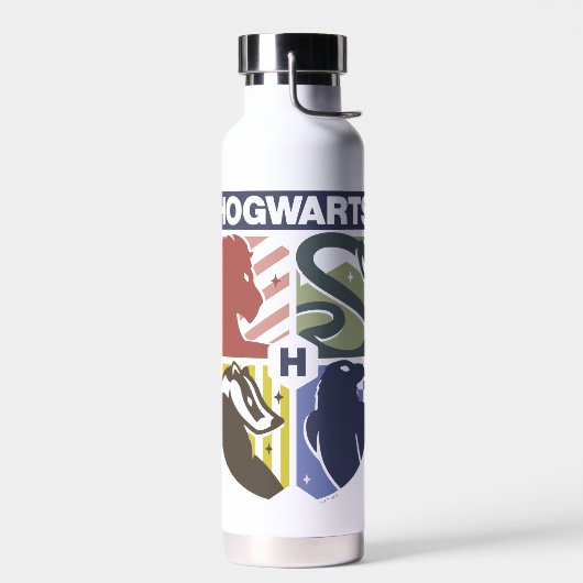 Klassiek HOGWARTS™ Gestempeld Wapenembleem Waterfles (Links)