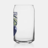 Klassiek HOGWARTS™ met gestempeld wapen Blikvorm Glas (Links)