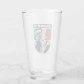 Klassiek HOGWARTS™ met gestempeld wapen Glas (Achterkant)