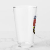 Klassiek HOGWARTS™ met gestempeld wapen Glas (Rechts)