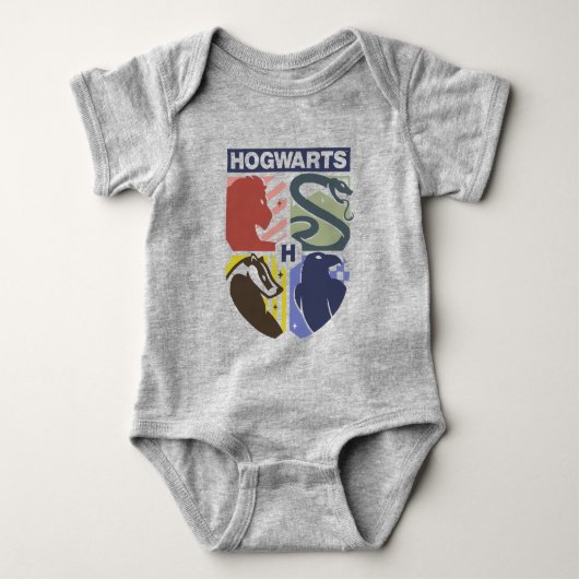 Klassiek HOGWARTS™ met gestempeld wapen Romper (Voorkant)