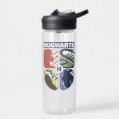 Klassiek HOGWARTS™ met gestempeld wapen Waterfles (Links)