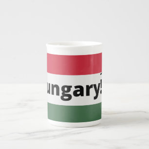Klassiek Hongaars nationaal voetbalelftal vlag Porselein Kop