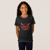 Klassiek honkbalembleem t-shirt (Voorkant volledig)