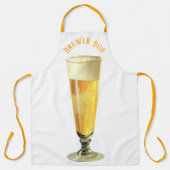 Klassiek hoog glas Frosty Draft bier, Pilsner of L Schort (Voorkant)