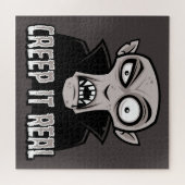 Klassiek Horror Vampierontwerp 'Creep It Real' Legpuzzel (Horizontaal)