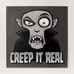 Klassiek Horror Vampierontwerp 'Creep It Real' Legpuzzel