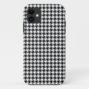 Klassiek Houndstooth-patroon: Zwart & Wit Vintage Case-Mate iPhone Case