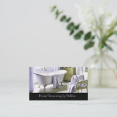 Klassiek huis decoreren en enscenering visitekaartje (Staand voorkant)