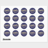 Klassiek II Ronde Sticker (Vel)