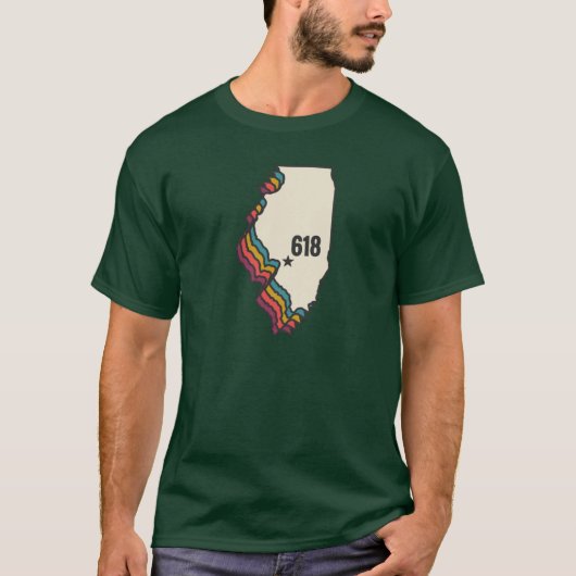 Klassiek Illinois T-shirt (Voorkant)