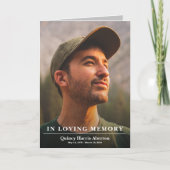 Klassiek in Loving Memory Memorial programma (Voorkant)