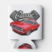 Klassiek in rood blikjeskoeler (Achterkant)