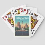 Klassiek Indianapolis Indiana Pokerkaarten (Achterkant)