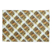 klassiek ingeweven houtcaravan kussensloop (Achterkant)