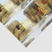  klassiek ingeweven houtcaravan tissuepapier (Detail)