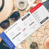 Klassiek instapkaartje voor vluchtsimulatie kaart