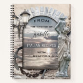 Klassiek Italiaans Nautisch Vis Recept Notitieboek (Voorkant)