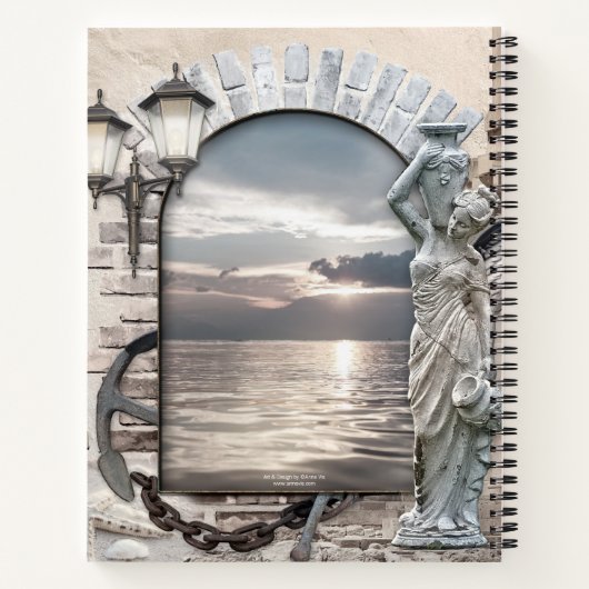 Klassiek Italiaans Nautisch Vis Recept Notitieboek (Achterkant)