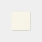Klassiek Ivoorkleurig Effen Kleur Minimalistisch Post-it® Notes (Voorkant)