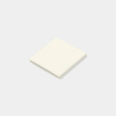 Klassiek Ivoorkleurig Effen Kleur Minimalistisch Post-it® Notes (Schuin)