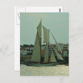 Klassiek jacht briefkaart (Voorkant / Achterkant)