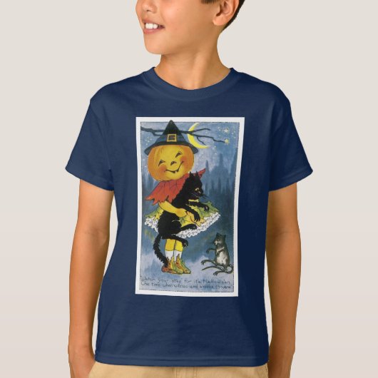 Klassiek Jack o' Lantern Kind T-shirt (Voorkant)