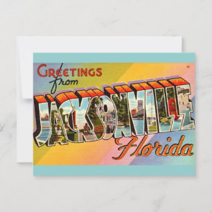 Klassiek Jacksonville Florida Briefkaart