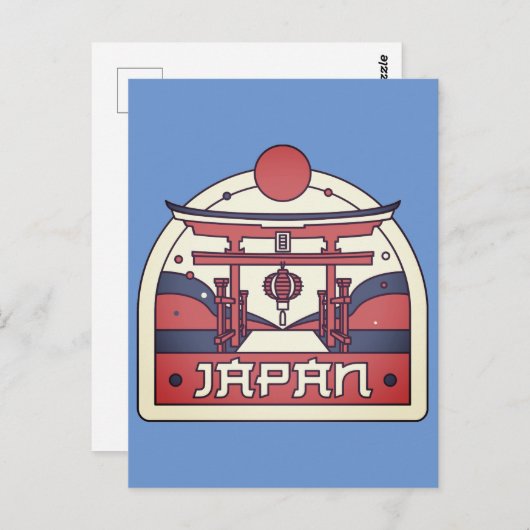 Klassiek Japan Briefkaart (Voorkant / Achterkant)