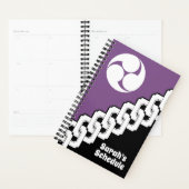 Klassiek Japans kettingpatroon & Mitsudomoe Crest Planner (Display)