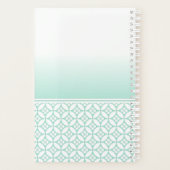 Klassiek Japans Shippo Patroon en Sakura Crest Planner (Achterkant)