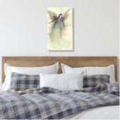 Klassiek Japans sprookje, De Maan Maagd Canvas Afdruk (Insitu (Slaapkamer))