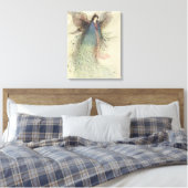 Klassiek Japans sprookje, De Maan Maagd Canvas Afdruk (Insitu (Slaapkamer))