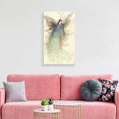 Klassiek Japans sprookje, De Maanmeisje Canvas Afdruk (Insitu (Woonkamer))