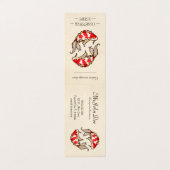 Klassiek japans tattoo van karpers visitekaartje (Buitenkant ongevouwen)