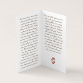 Klassiek japans tattoo van karpers visitekaartje (Binnen)