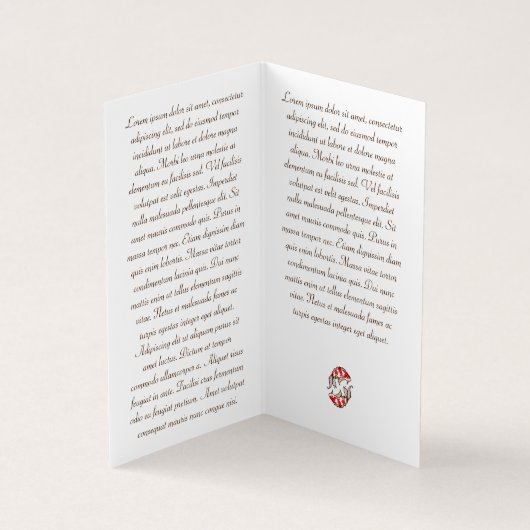 Klassiek japans tattoo van karpers visitekaartje (Binnen)