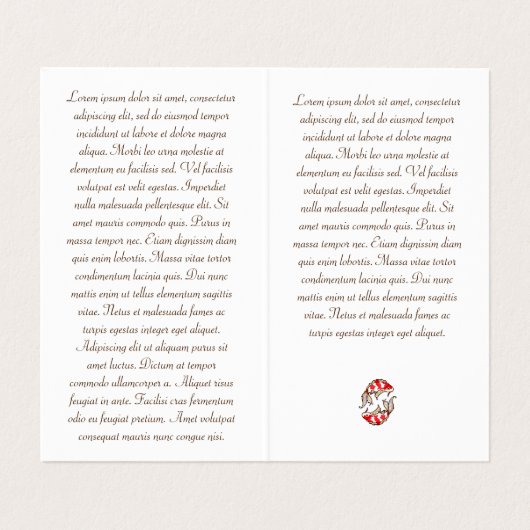 Klassiek japans tattoo van karpers visitekaartje (Binnenkant ongevouwen)